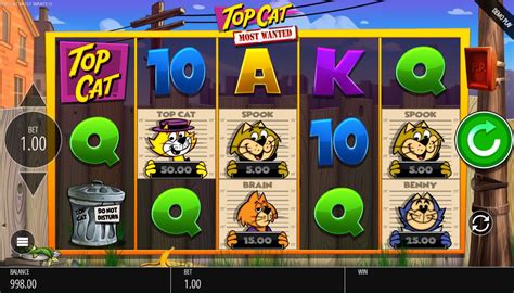 Игровой автомат Top Cat Most Wanted Jackpot King  играть бесплатно